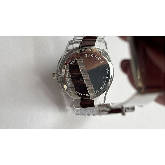 Fossil Stella ES2801 Women’s Brown Clear Dial Quartz Watch - Picture 7 of 8